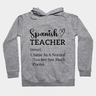 cute thank you for assistant spanish teacher appreciation Hoodie